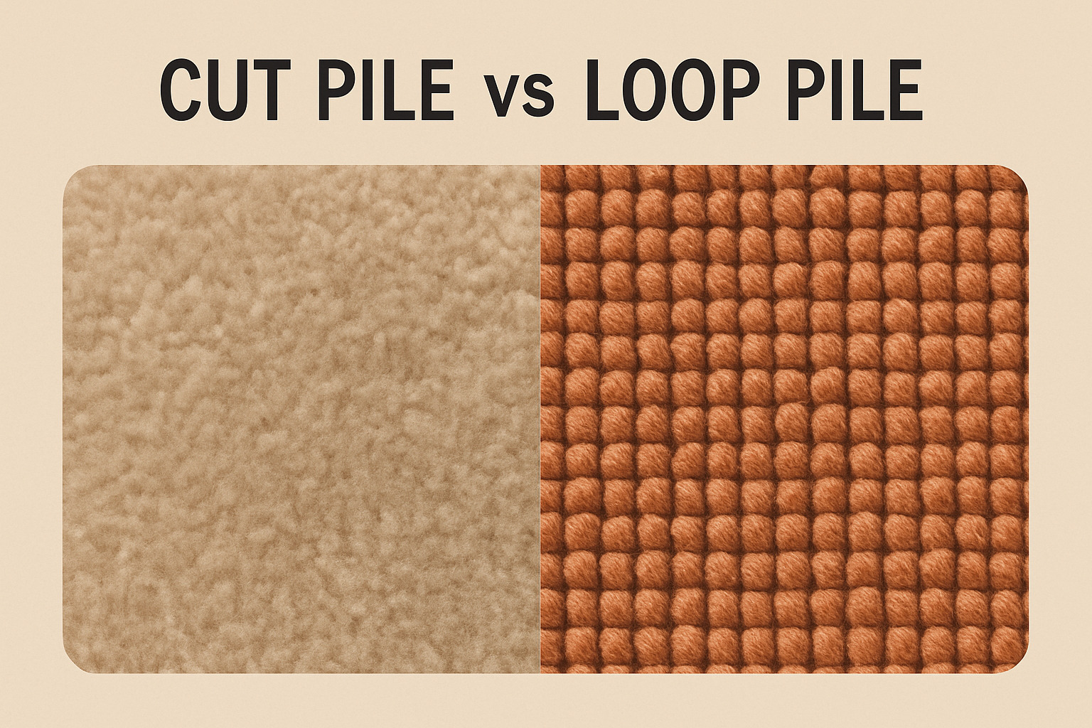 cut pile vs loop pile