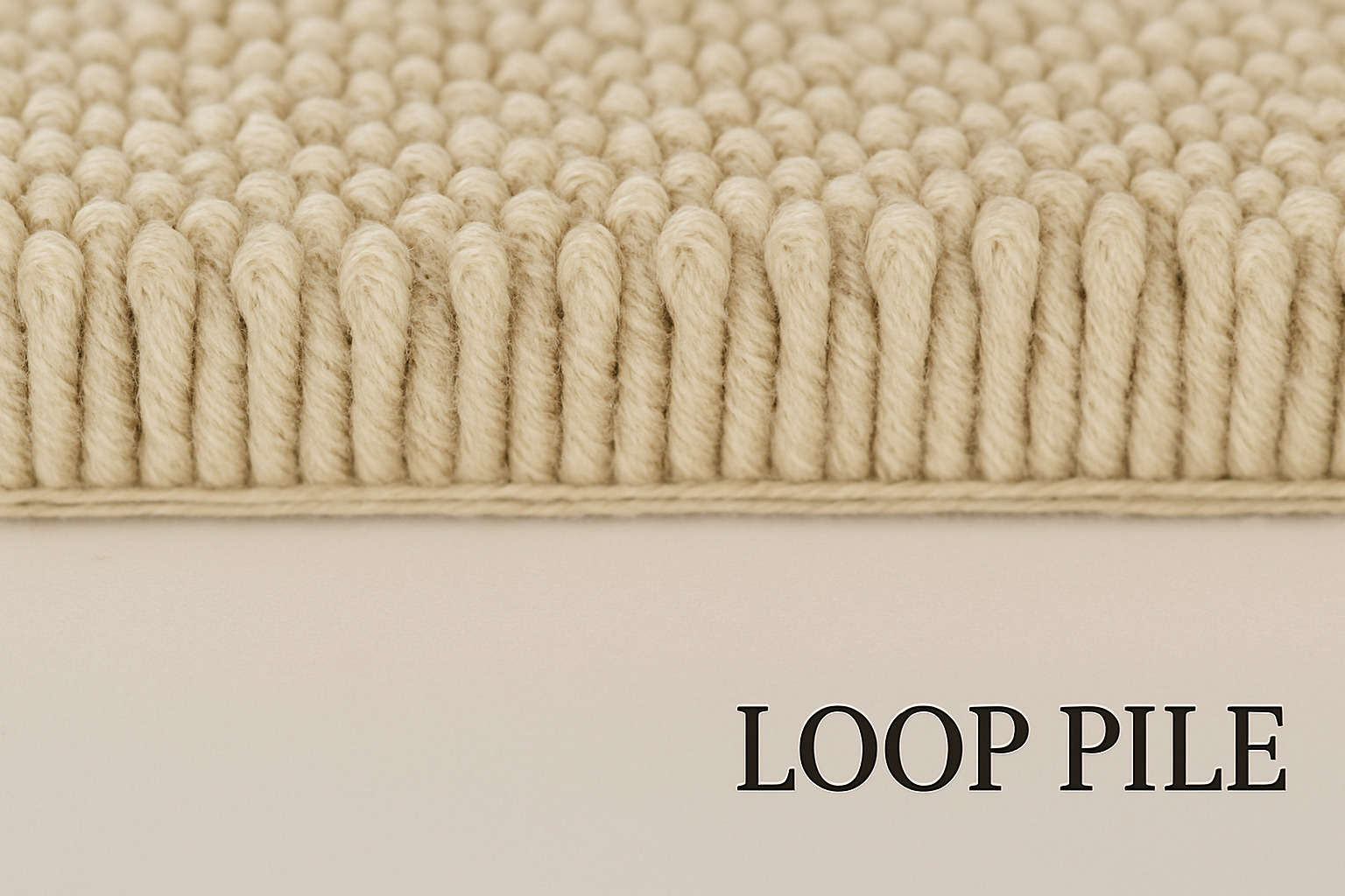 loop pile reference image closer look
