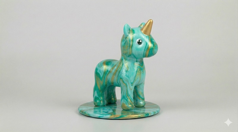 fluid panited unicorn